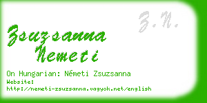 zsuzsanna nemeti business card